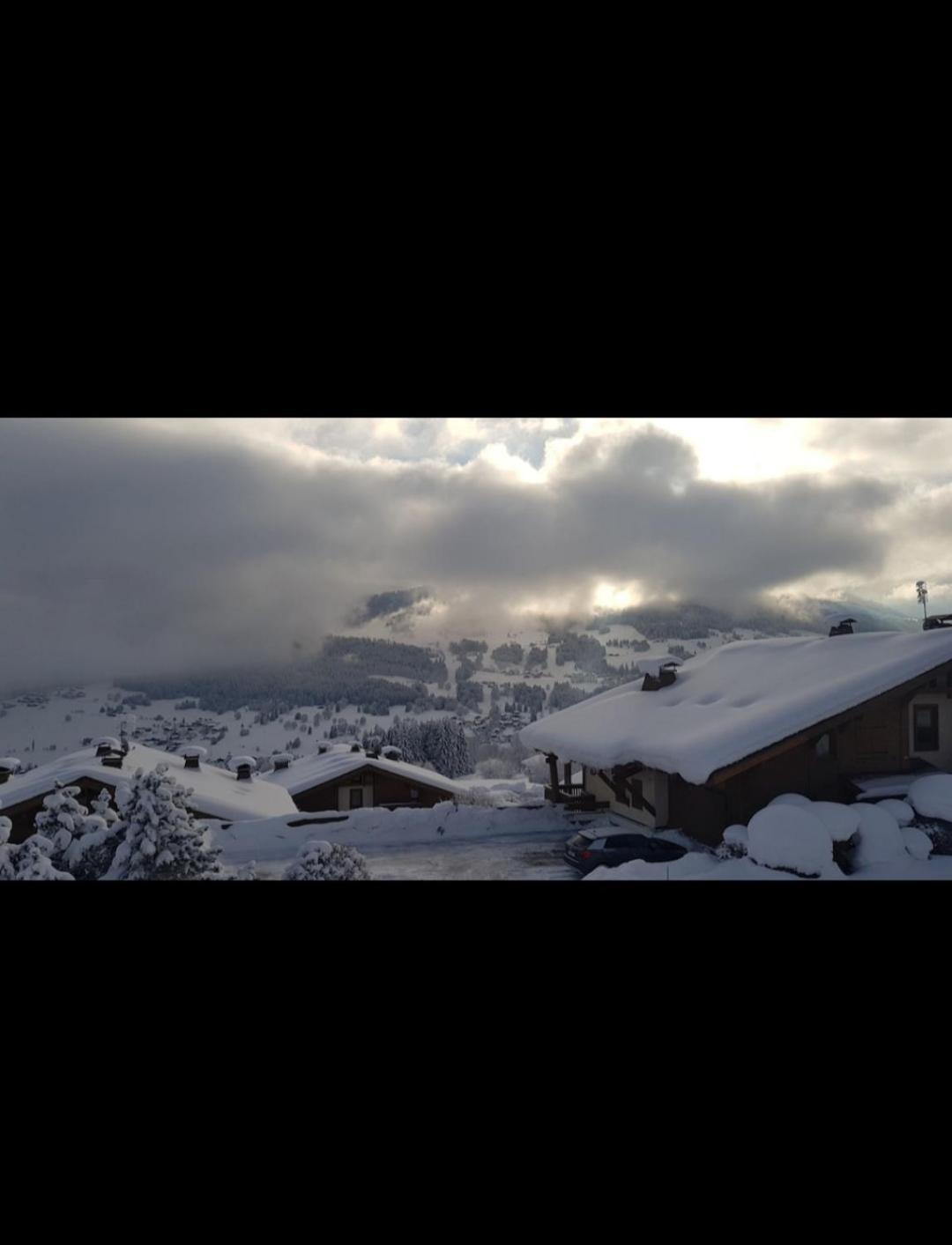 Studio Porte Du Mont Blanc Combloux Aux Pieds Des Pistes Exteriör bild
