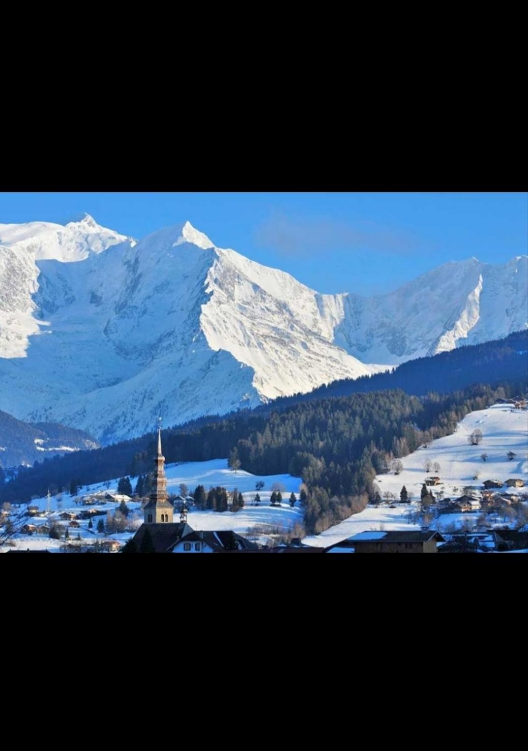 Studio Porte Du Mont Blanc Combloux Aux Pieds Des Pistes Exteriör bild